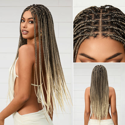 💖 No Glue, No Hassle – Natural Wavy & Braided Wigs