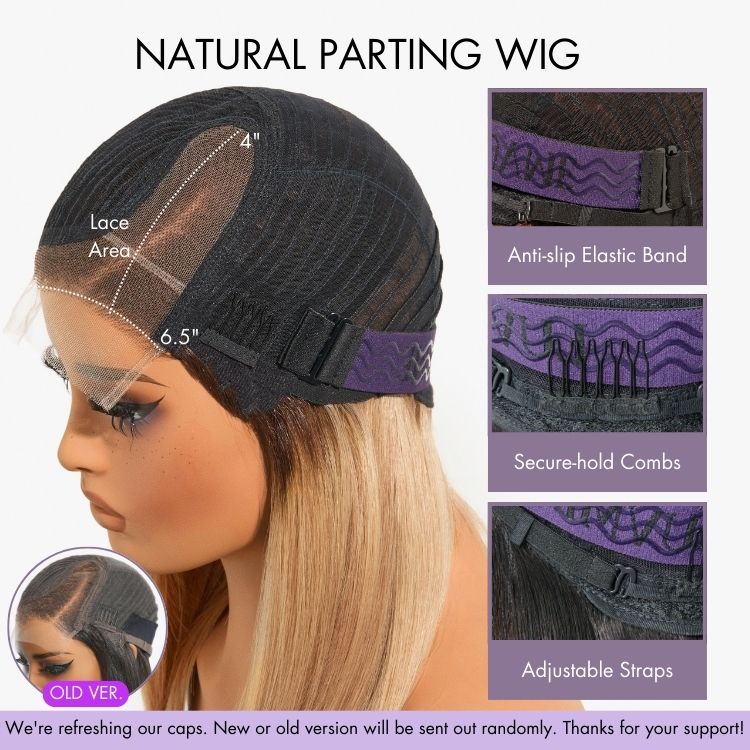 Luvme minimalist lace wig with short curly style, HD lace, glueless design, 100% human hair, side part, pre-cut lace for easy wear