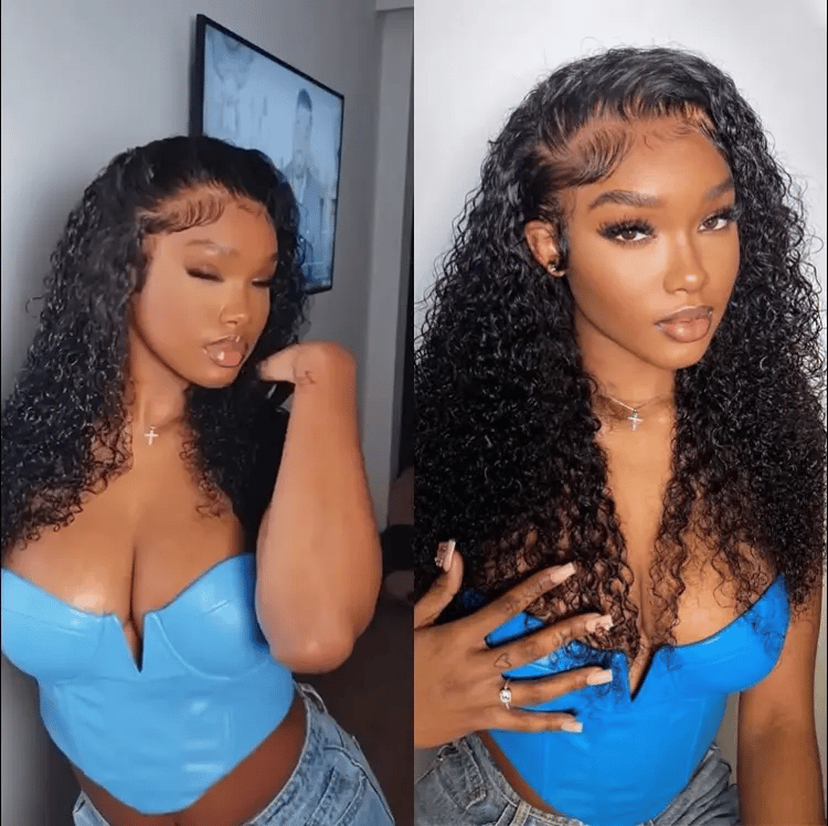 💖 No Glue, No Hassle – Natural Wavy & Braided Wigs