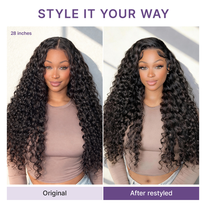 💖 No Glue, No Hassle – Natural Wavy & Braided Wigs