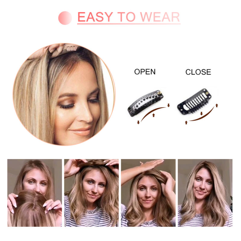 💖 Final Hours –🌷2026 New Lightweight & Breathable Wavy Hair Topper