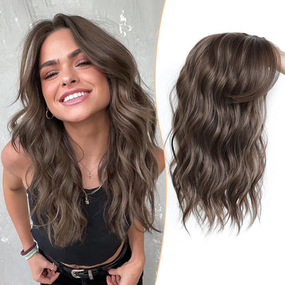 💖 Final Hours –🌷2026 New Lightweight & Breathable Wavy Hair Topper