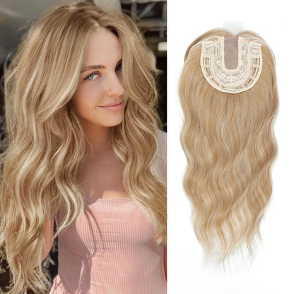 💖 Final Hours –🌷2026 New Lightweight & Breathable Wavy Hair Topper