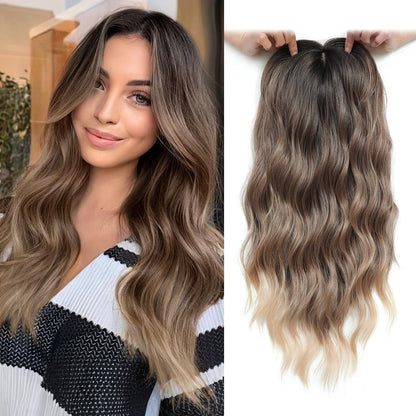 💖 Final Hours –🌷2026 New Lightweight & Breathable Wavy Hair Topper