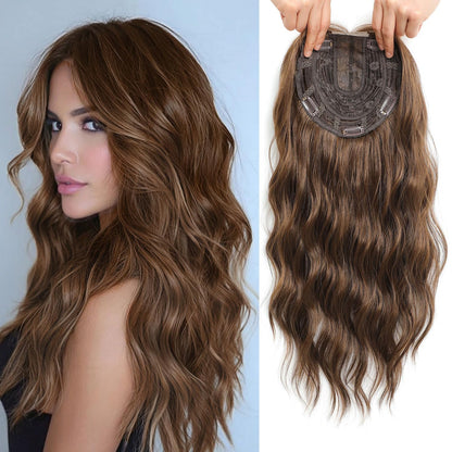 💖 Final Hours –🌷2026 New Lightweight & Breathable Wavy Hair Topper