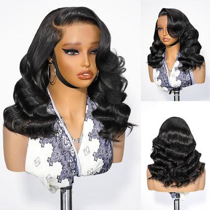 🎉Final 3 Hours: 70%OFF🔥 Density Side Part Glueless LayerCut Wig 6x8 Lace Closure Wig Body Wave Pre Cut Pre Bleached Ready Go Wigs