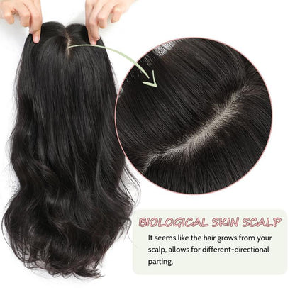 💖 Final Hours –🌷2026 New Lightweight & Breathable Wavy Hair Topper